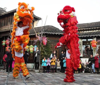 廣東舞獅太精彩，堪稱極限運(yùn)動(dòng)(圖1)